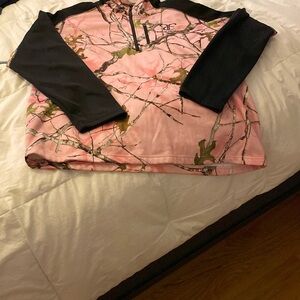 Realtree Pink and Black Camo Pullover